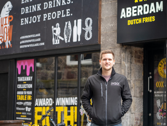 Success for start-up serving a blend of Dutch and Scottish food