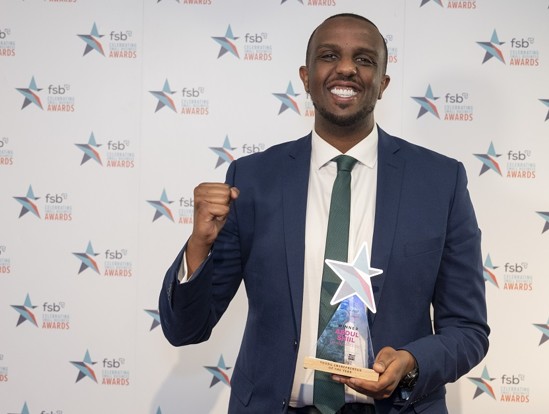 Refugee-turned social entrepreneur named UK’s Young Entrepreneur of the Year