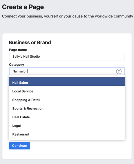 Steps to create fb account
