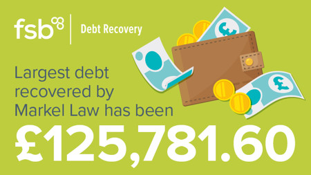 Largest debt recovered has been £125,781.60